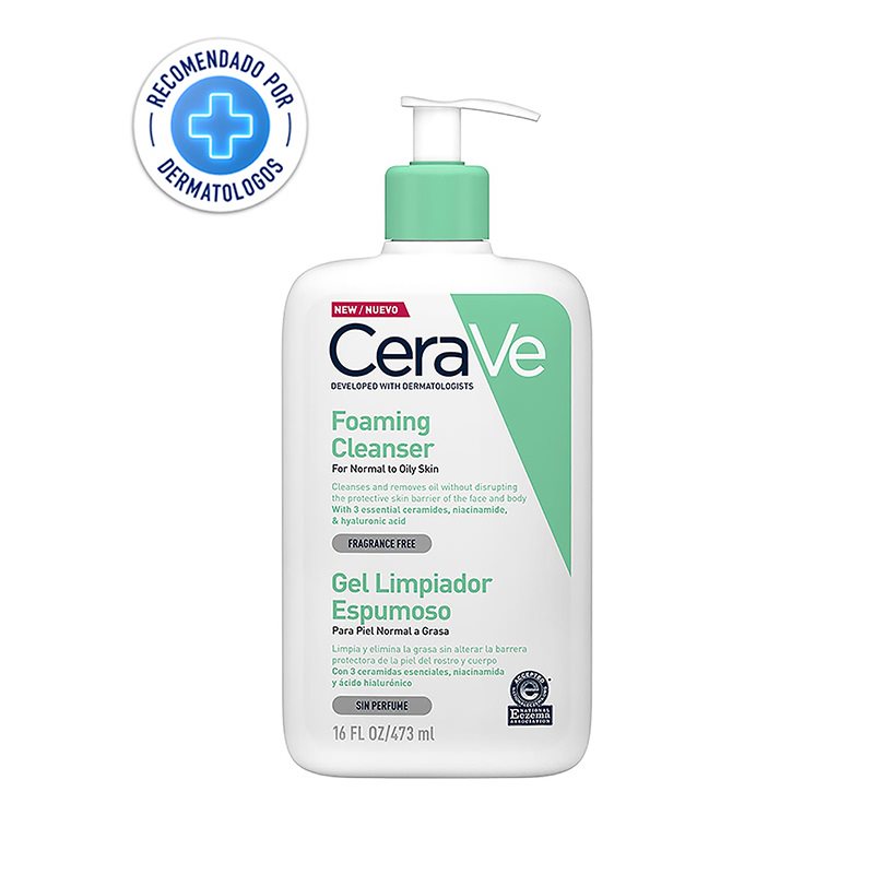 CERAVE GEL LIMPIADOR ESPUMOSO 16OZ 473 ML