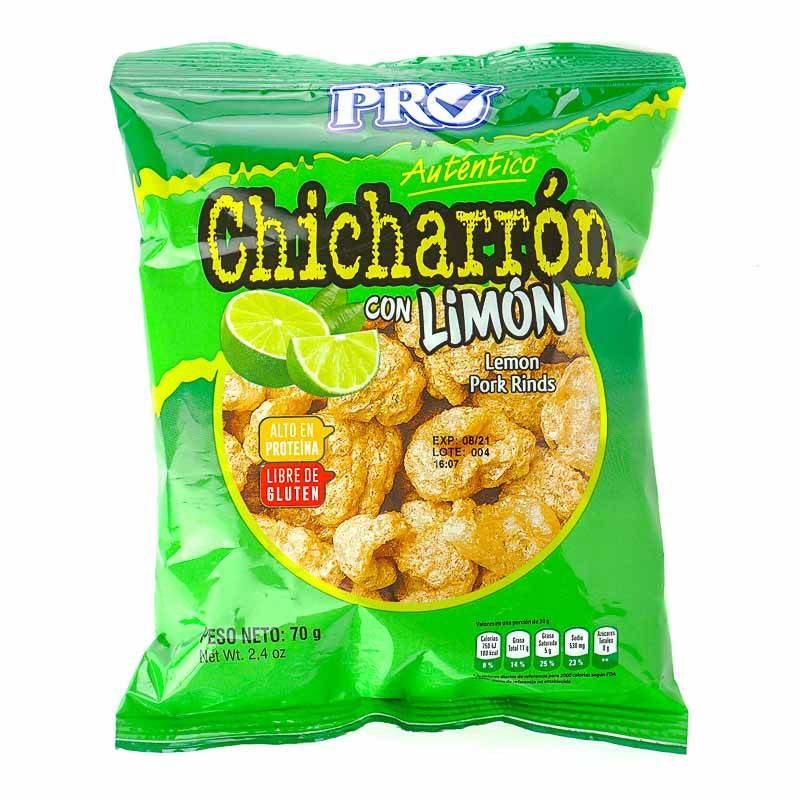 CHICHARRON CON LIMON 70G