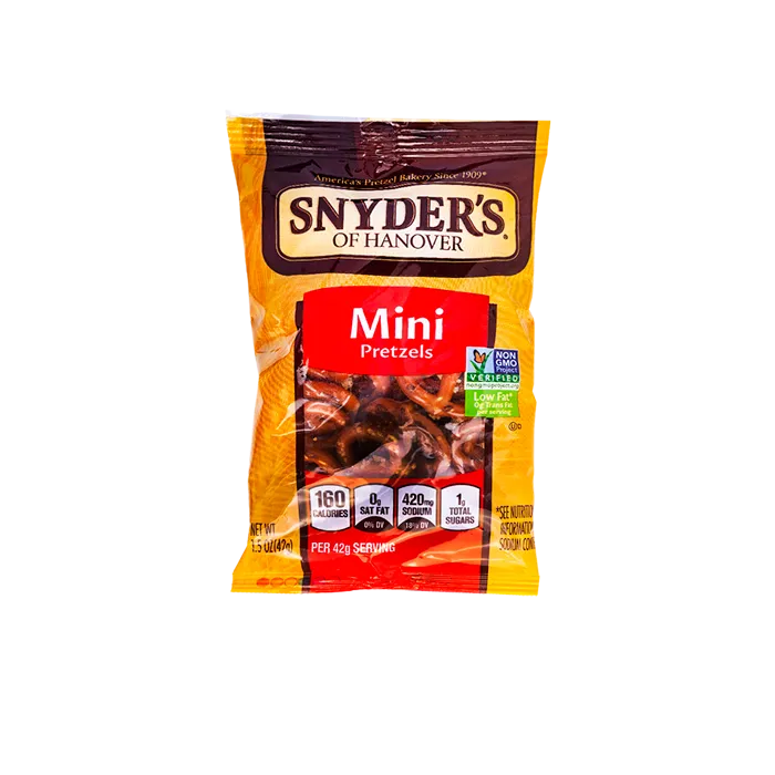 SNYDERS MINI PRETZELS 1.5 OZ