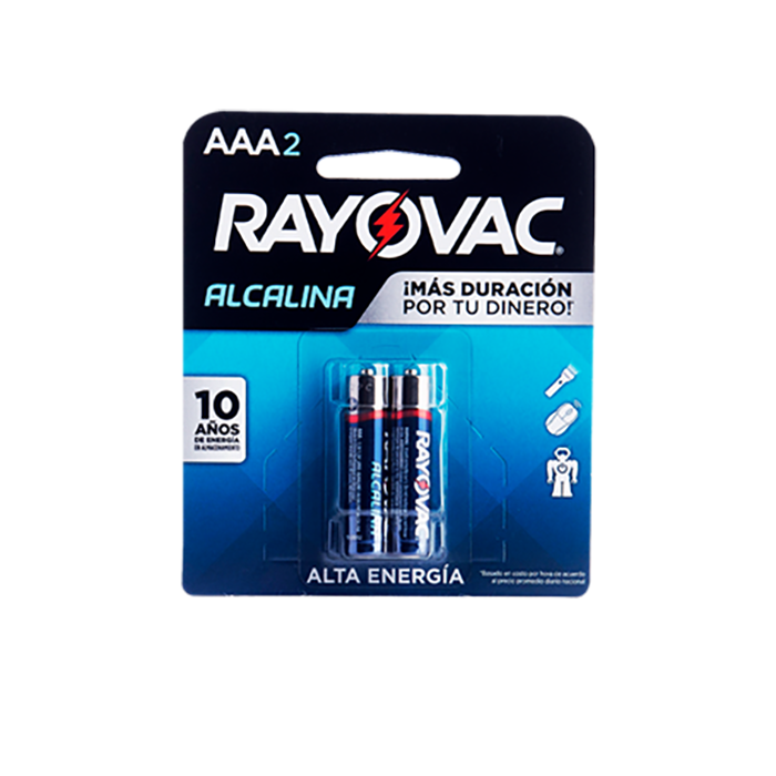 RAYOVAC ALC 824 2 BLIST AAA2 CAJA48