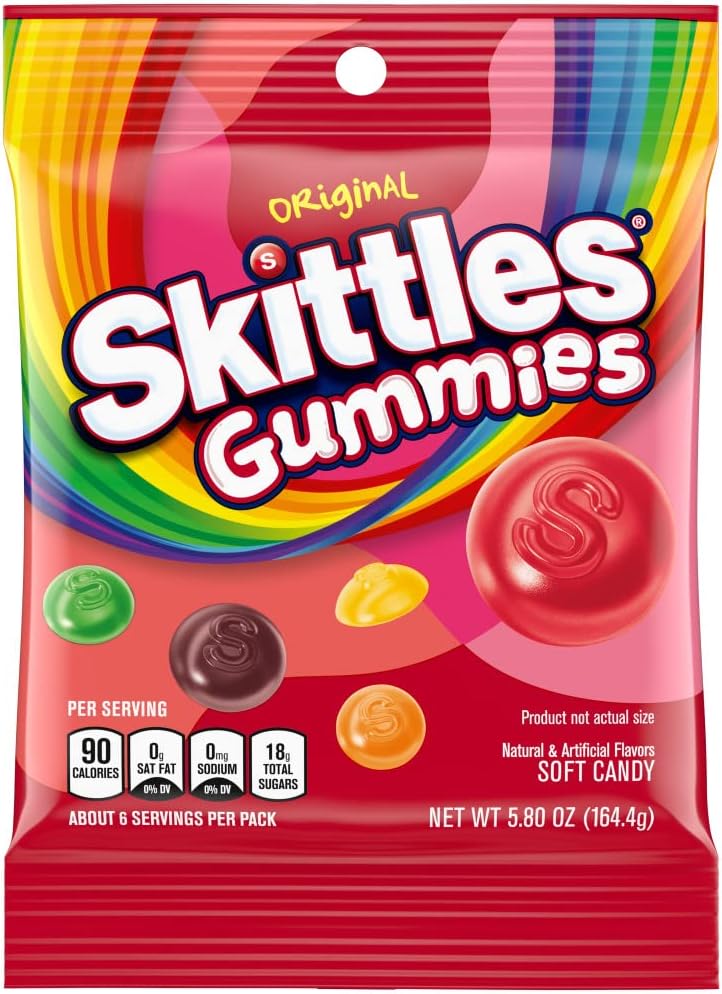 SKITTLE GUMMIES ORG 5.8OZ