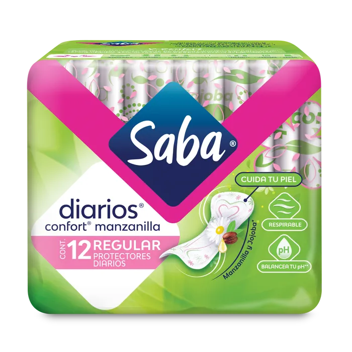 SABA COMFORT DIARIOS MANZANA 12S