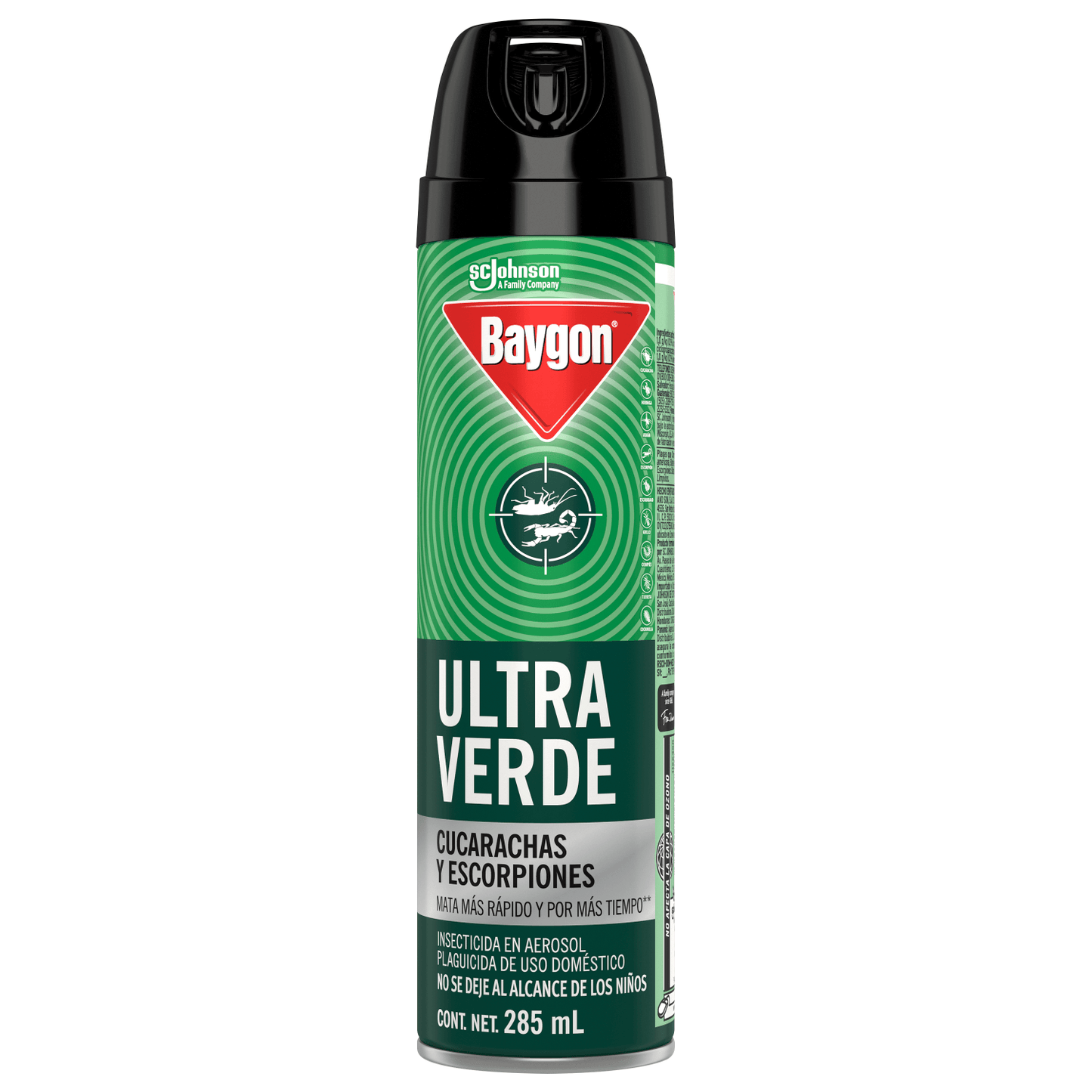 BAYGON ULTRA VERDE AEROSOL 285ML