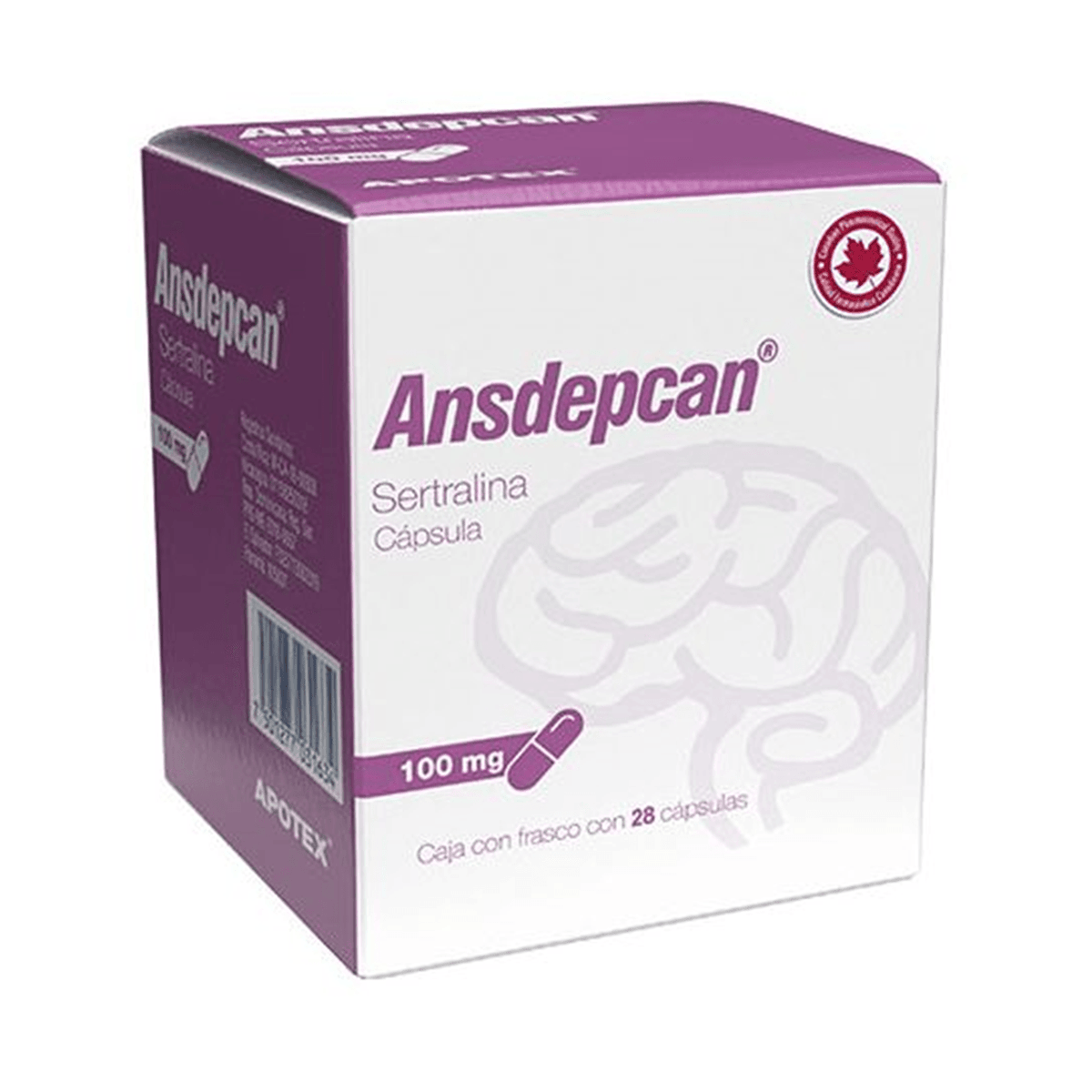 ANSDEPCAN 100MG