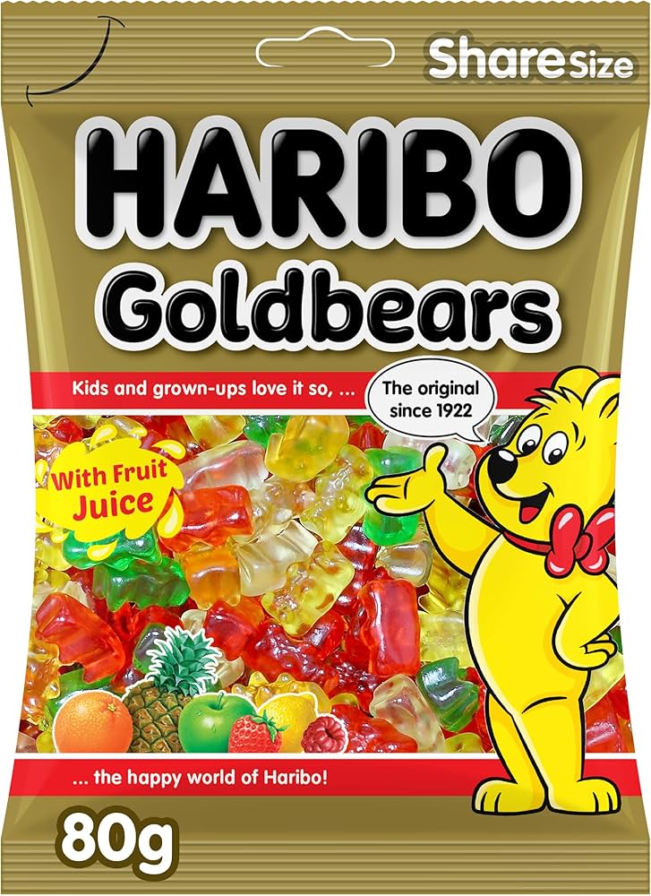 HARIBO GOLD BEAR GUMMY 80G