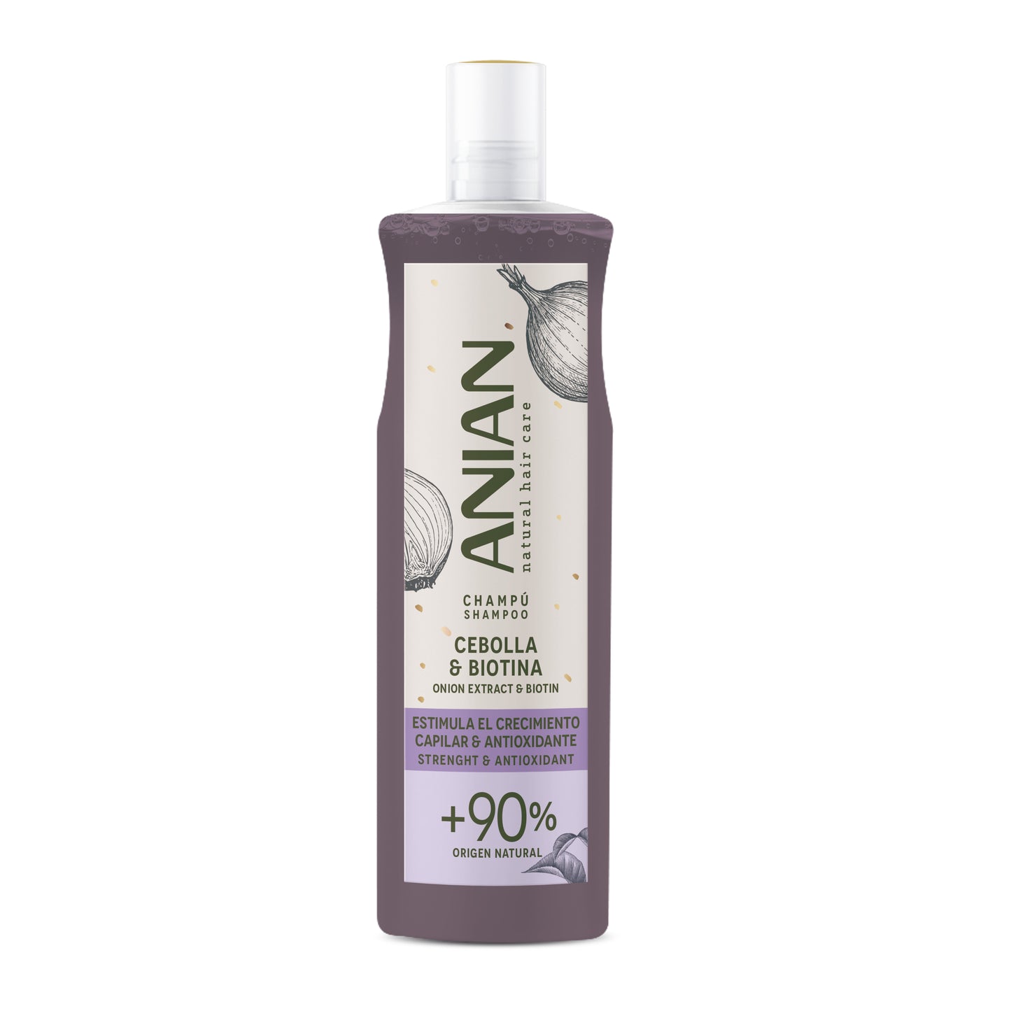 ANIAN - SHAMPOO CEBOLLA Y BIOTINA 400 ML