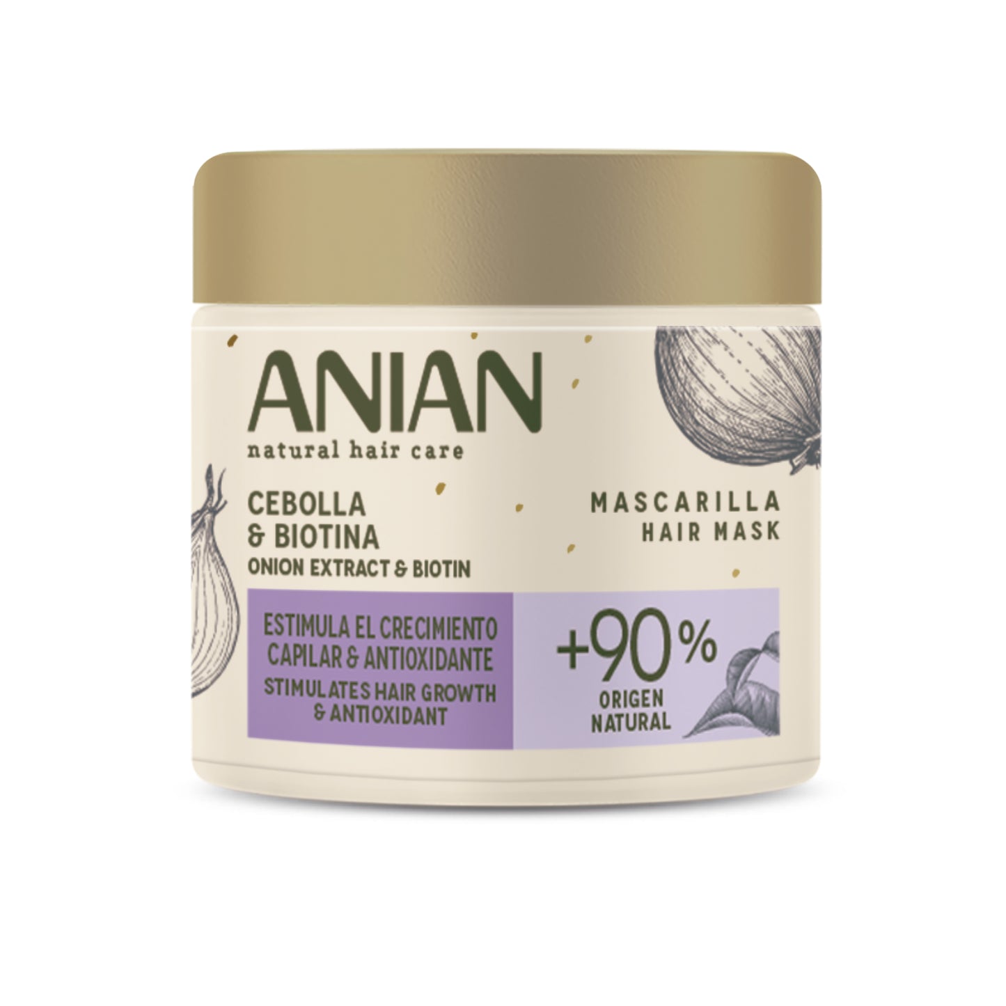 ANIAN - HAIR MASK CEBOLLA Y BIOTINA 350 ML