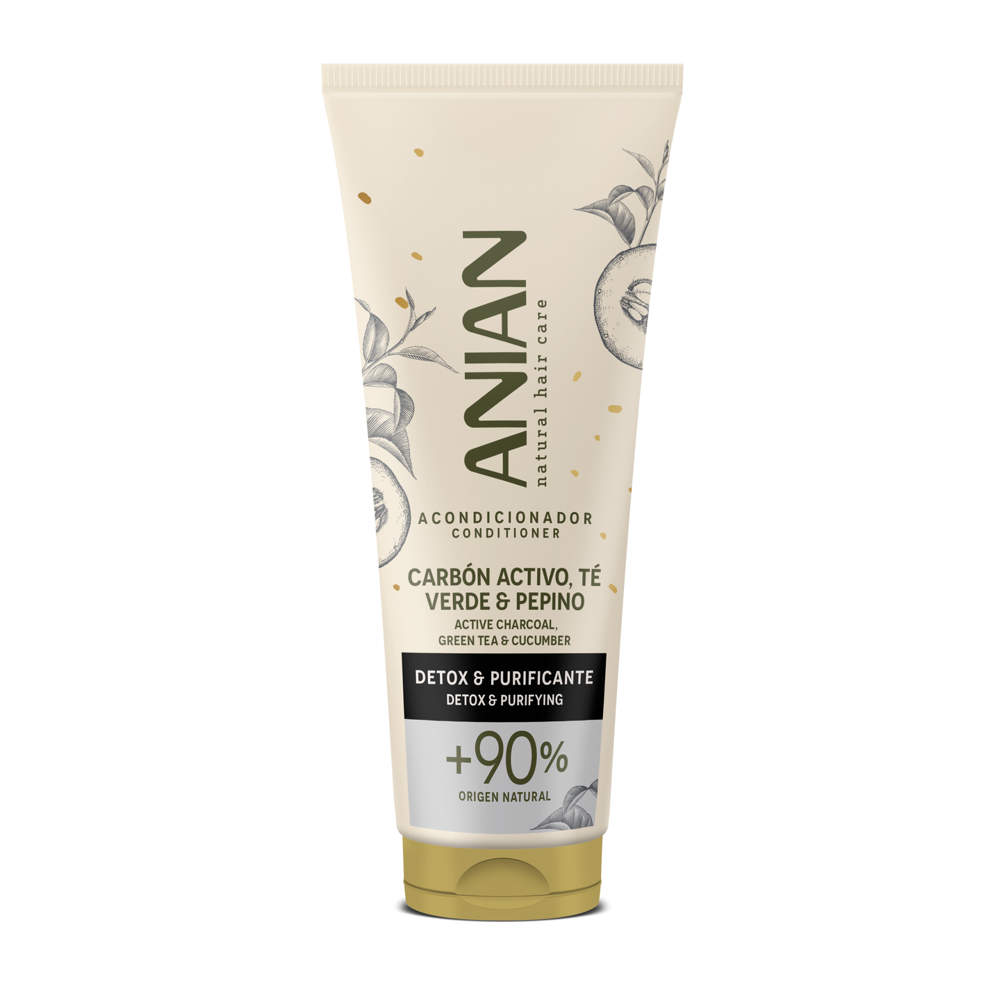 ANIAN - ACONDICIONADOR CARBON ACTIVO 250 ML