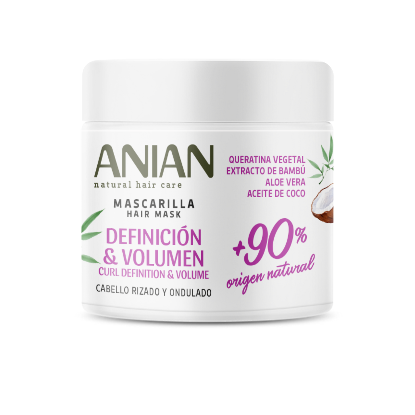 ANIAN - HAIR MASK DEFINICION Y VOLUMEN 350 ML