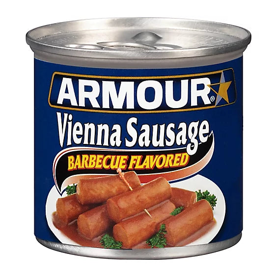 ARMOUR VIENNA SAUSAGES BBQ 4OZ