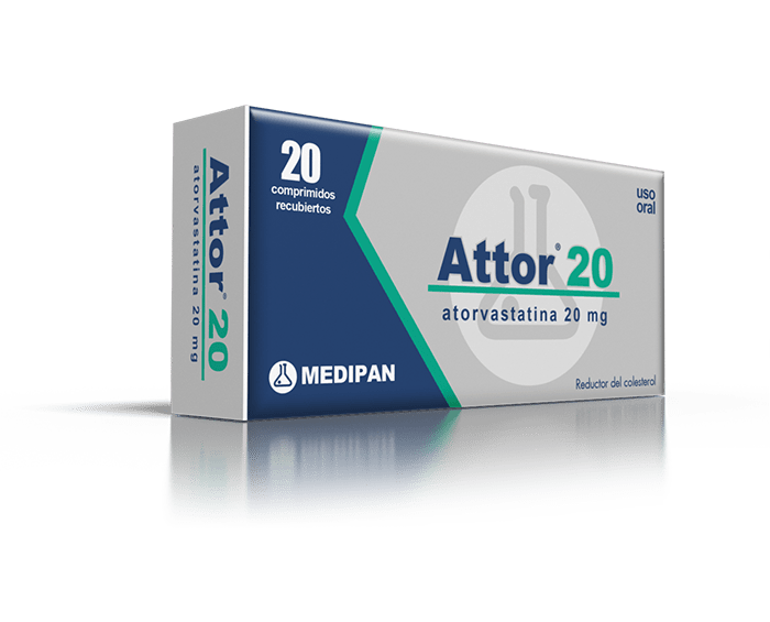 ATTOR 20 X20MG ATORVASTATINA TAB