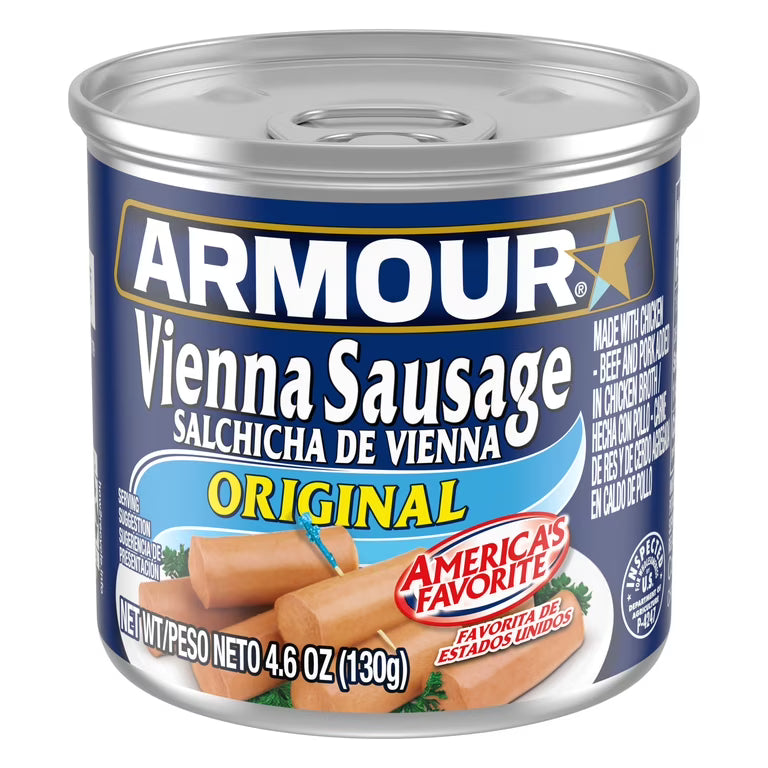 ARMOUR VIENNA SAUSAGES ORIGINAL 4OZ