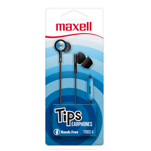IN TIPS IN EAR STEREO BUDS W MIC BLU