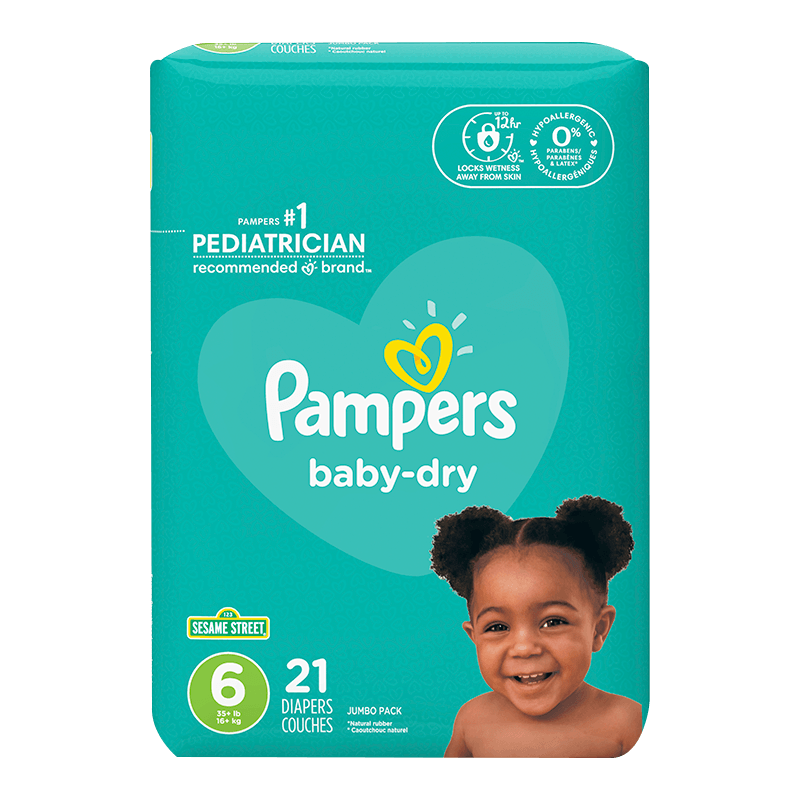 PAMPERS BABY DRY JUMBO PACK S6