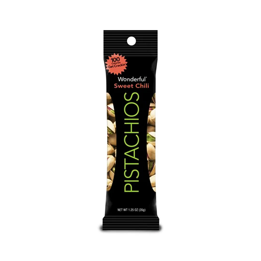 WONDERFUL PISTACHIOS SWEET CHILI 1.25OZ