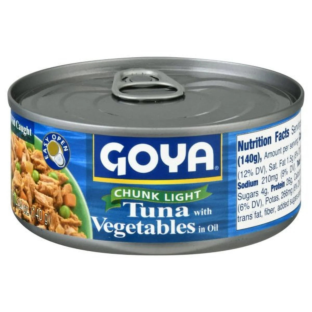 chunk tuna vegetales