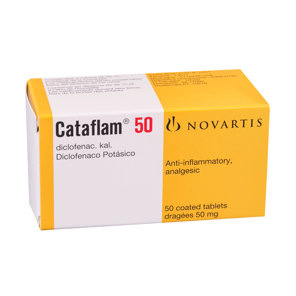 CATAFLAM 50MG X 50 GRAGEAS (POR UNIDAD)