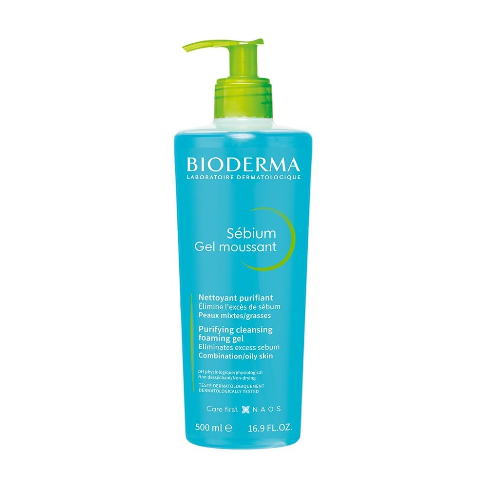 BIODERMA SEBIUM GEL MOUSSANT PUMP 500ML