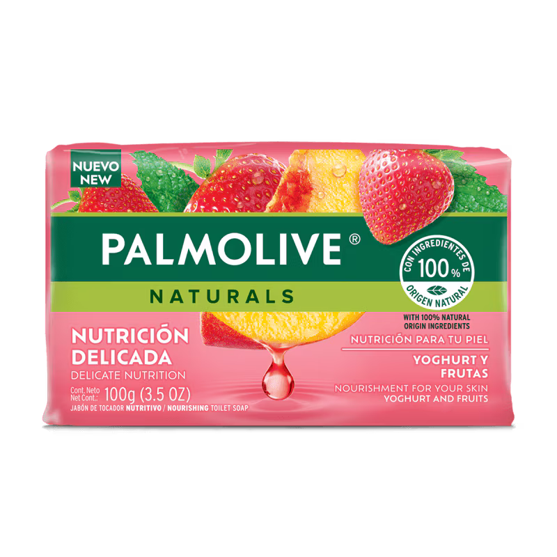 JABON PALM YOGURT Y FRUTA. 100G