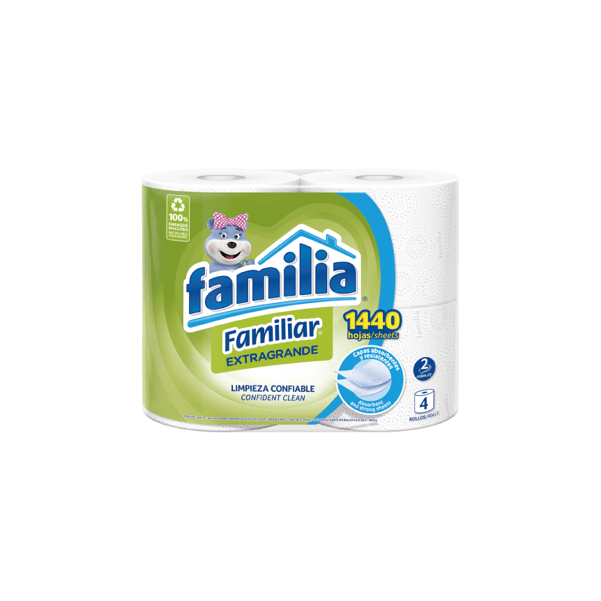 PAPEL HIGIENICO FAMILIA EXGDE 48X1R 37M
