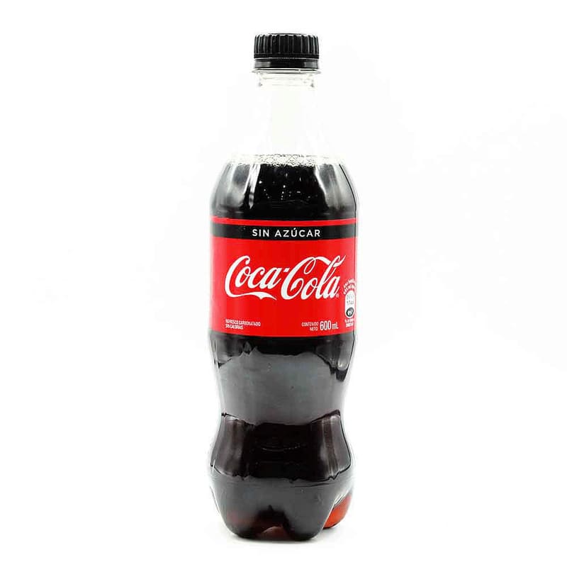 COCA COLA SIN AZÚCAR 600 ML