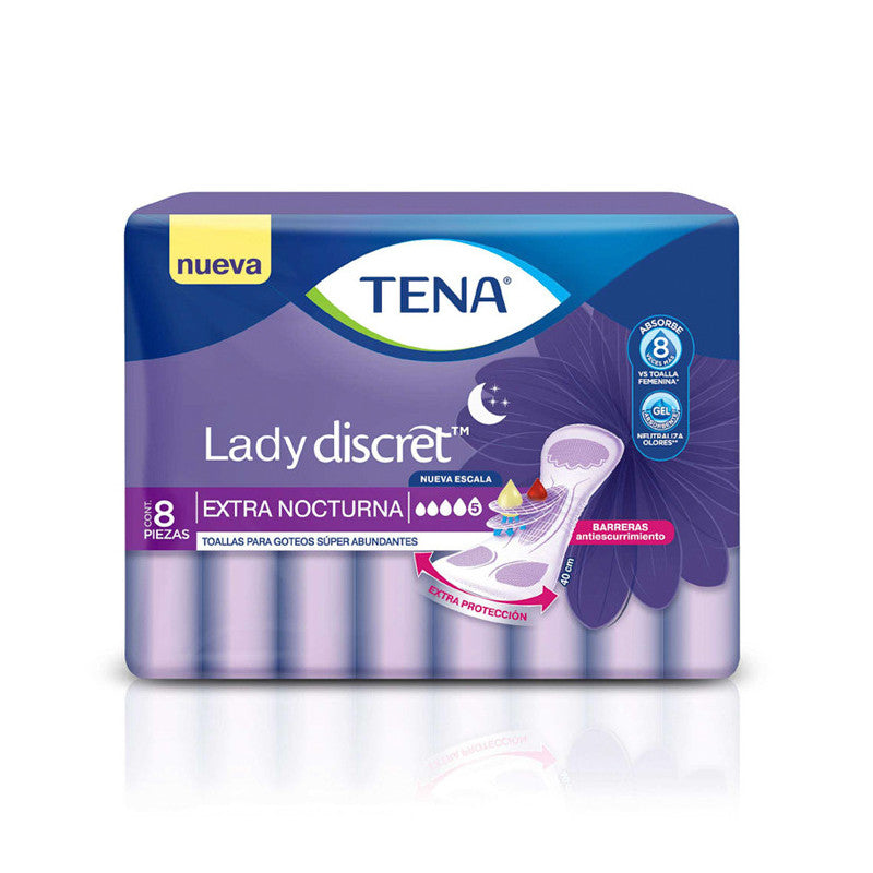 TENA LADY EXTRA NOCTURNAS 8X8S