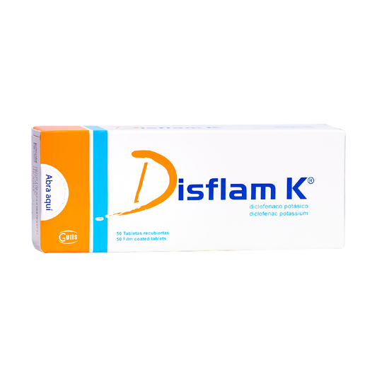 DISFLAM K 50MG X50TAB   DICLOFENACO POTASICO   TAB