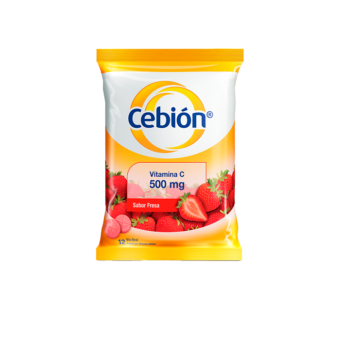 CEBION 500  FRESA 12 X 12 (POR SOBRE)