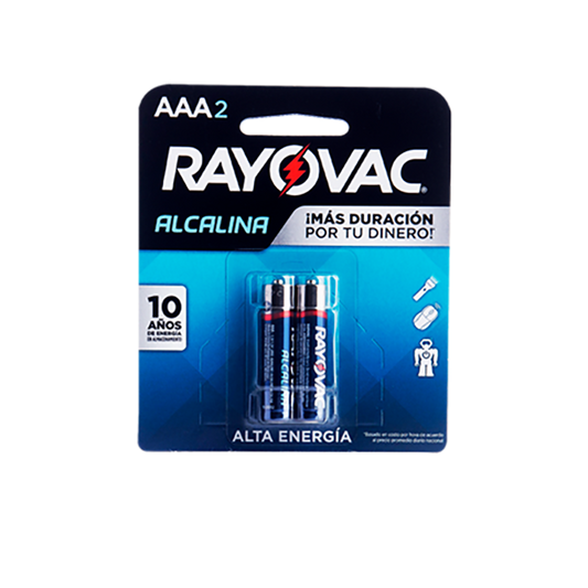 RAYOVAC ALC 824 2 BLIST AAA2 CAJA48