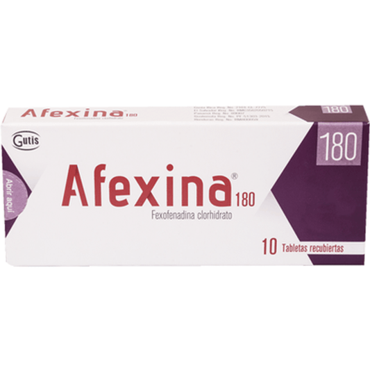 AFEXINA 180MG X 10 TAB (POR UNIDAD)