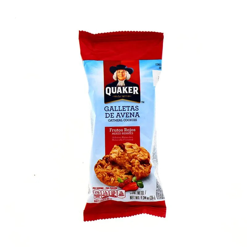 GALLETAS QUAKER FRUTOS ROJOS 38G