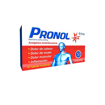compare product PRONOL 10 TAB. CAJA