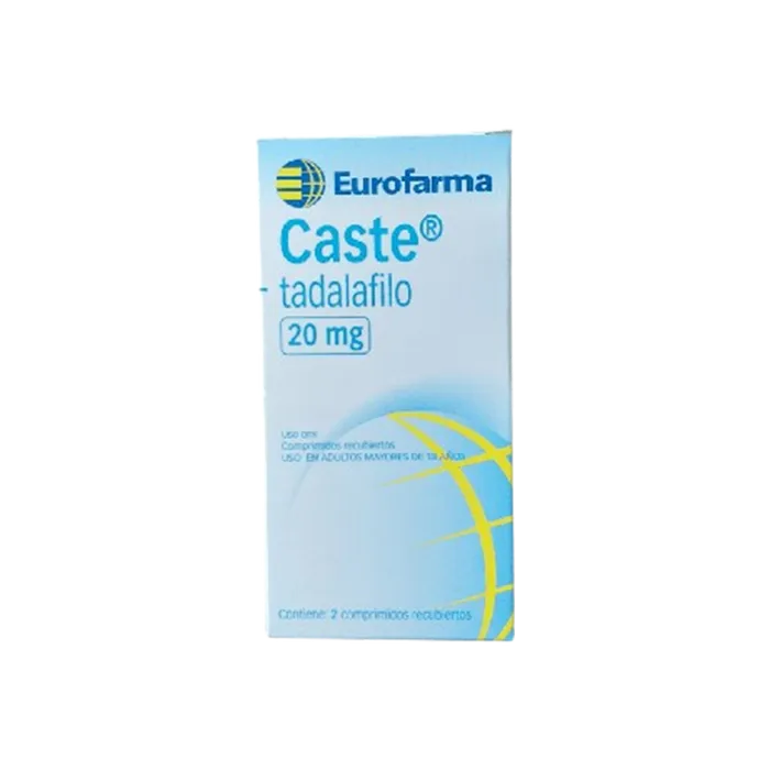 CASTE 20MGX2COMP  TADALAFILO   UND