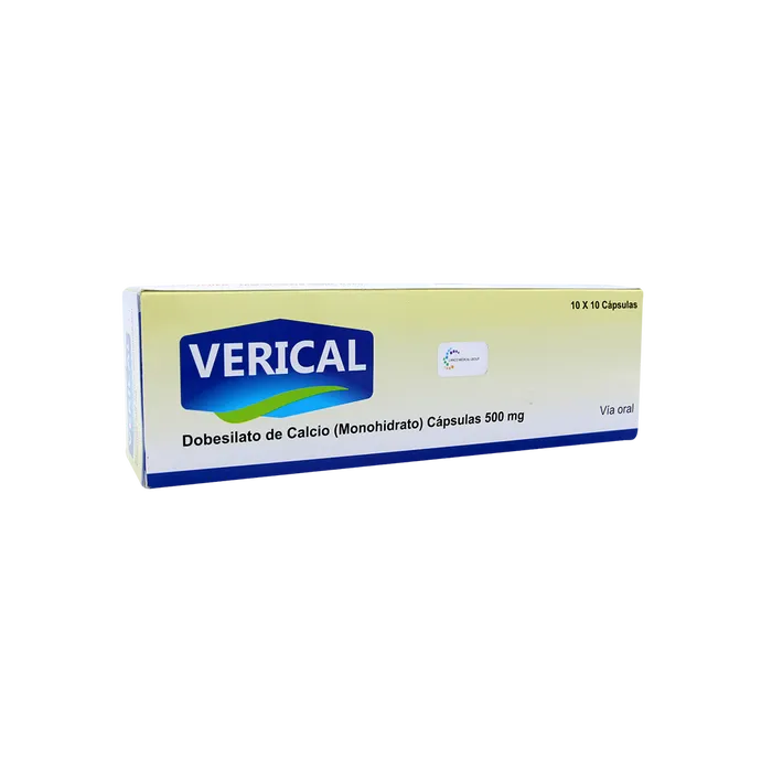 VERICAL 500MG X 100  DOBESILATO DE CALCIO   TAB