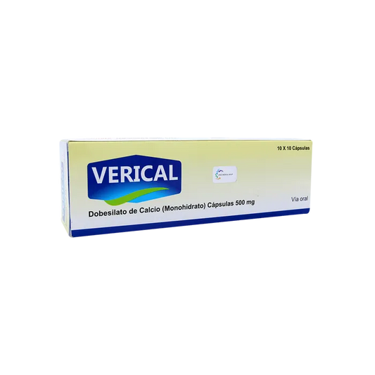 VERICAL 500MG X 100  DOBESILATO DE CALCIO   TAB