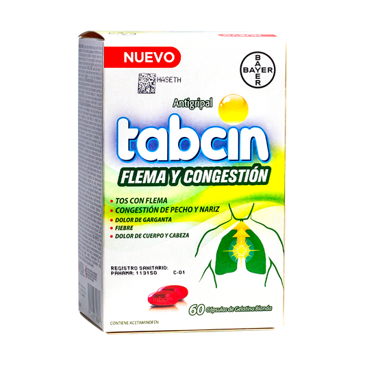 TABCIN FLEMA Y CONGESTION X  30 PARES CAP BLANDAS (POR PARES)