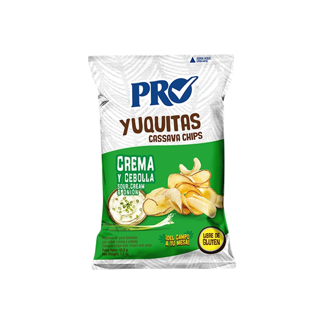 YUQUITAS CREMA Y CEBOLLA PRO 42.5G