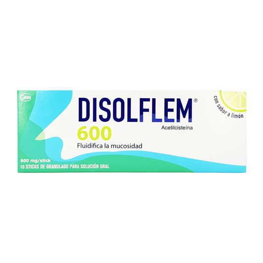 DISOLFLEM 600 MG SOBRE