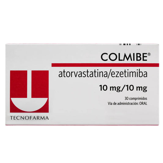 COLMIBE 10MG 10MG  ATORVASTATINA EZETIMIBA   TAB