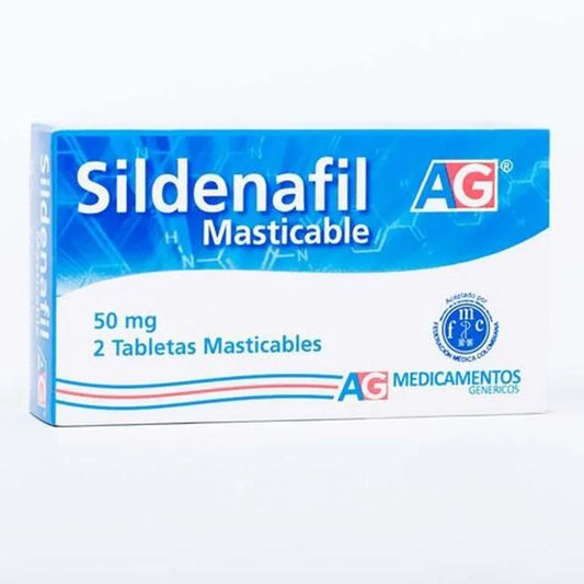 SILDENAFIL 50MG X 2 DUO PACK MASTICABLE