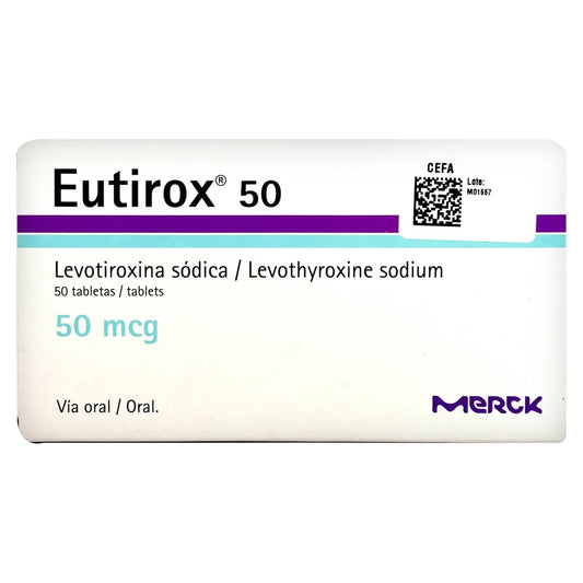 EUTIROX NF 50 MCG