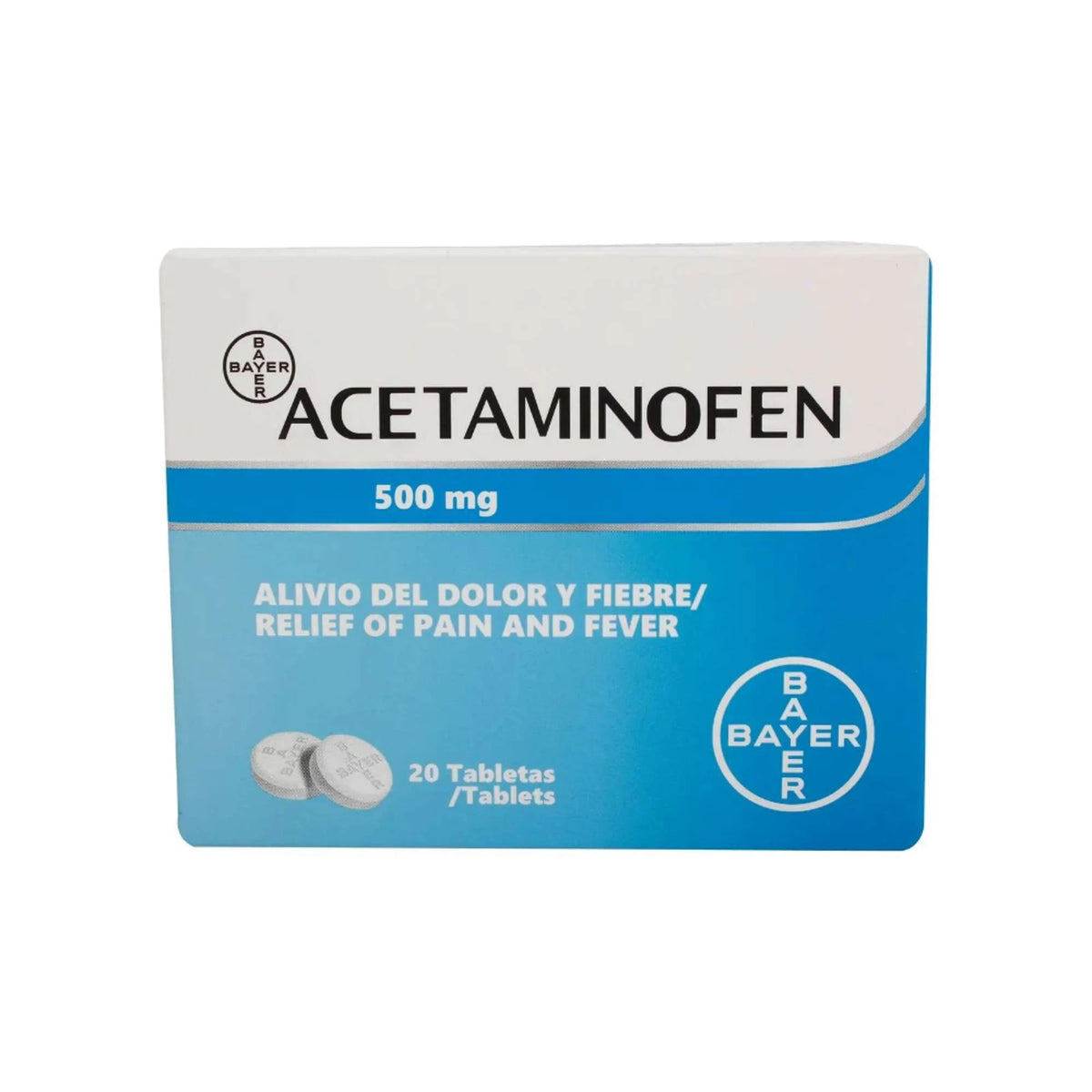 ACETAMINOFEN 500MG X 20 TAB