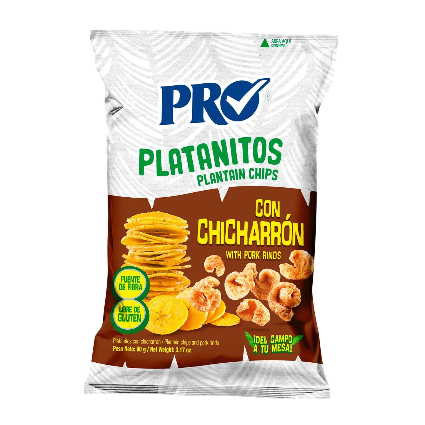 PLATANO CON CHICHARRON