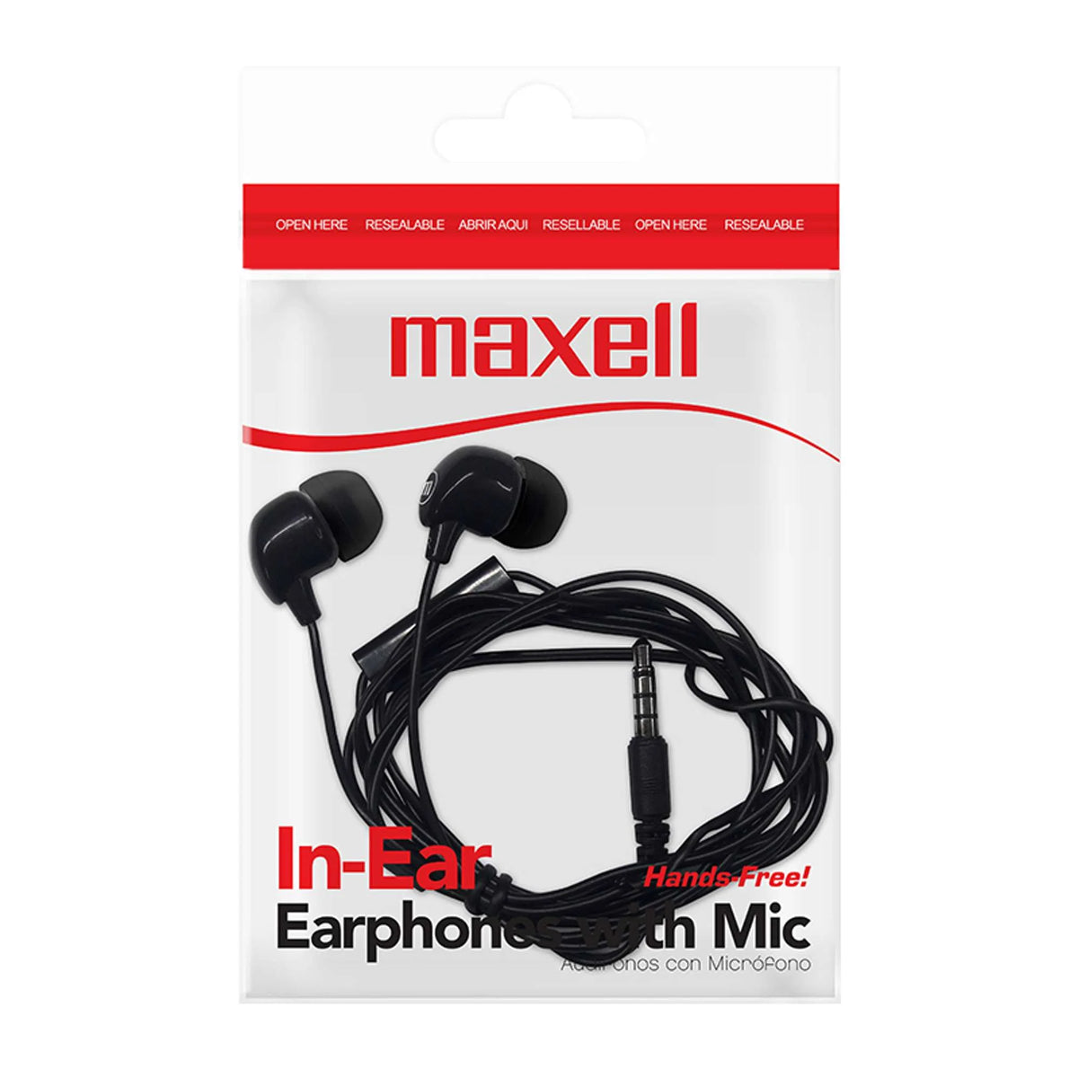 Maxell Audifonos con Boton Microfono