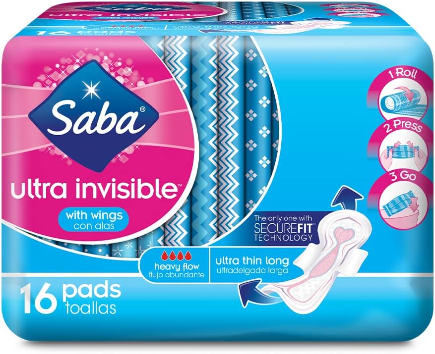 SABA ULTRA INVISIBLE CON ALAS 16 10S