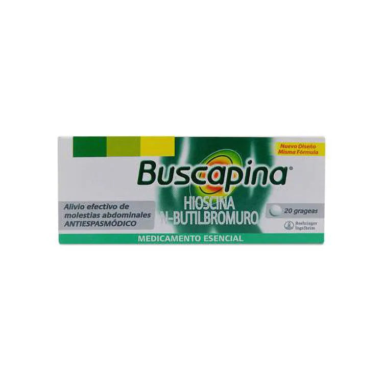 BUSCAPINA 10MG X20 GRAGEAS (POR UNIDAD)
