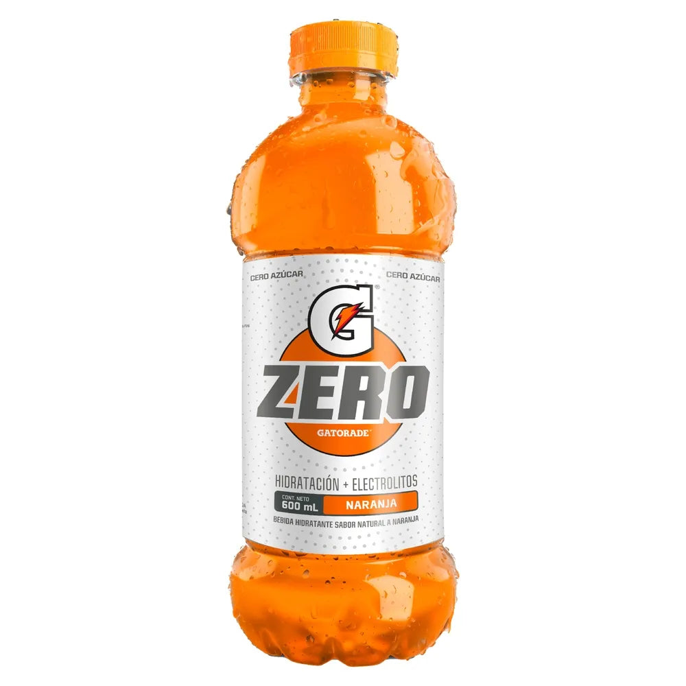 GATORADE ZERO NARANJA 600ML