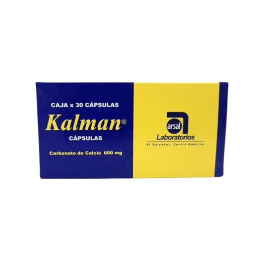 KALMAN 600 X 30 TABLETAS (CARBONATO DE CALCIO)