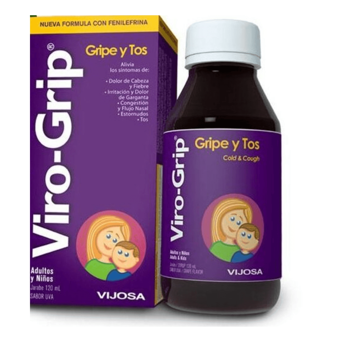 VIRO-GRIP GRIPE Y TOS JBE 120ML