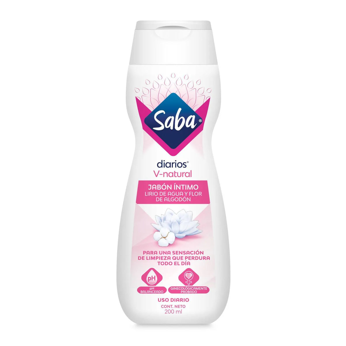 SABA JABON INTIMO NATURAL 200ML